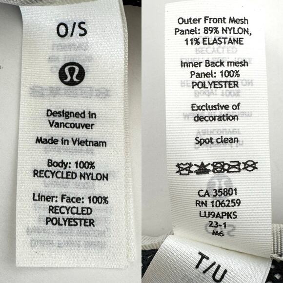 Lululemon Clean Lines Nylon Belt Bag 2L in White Opal - Picture 12 of 12